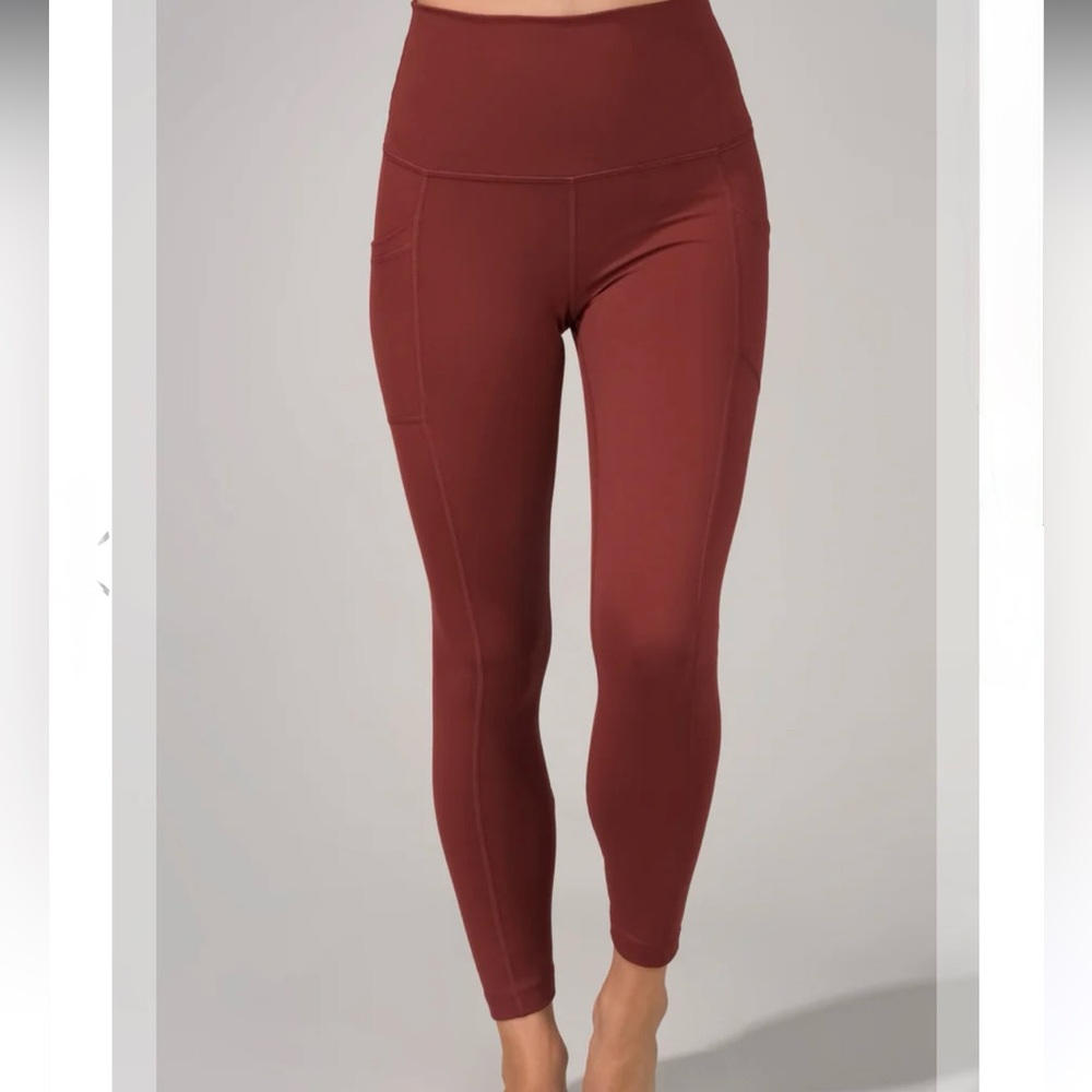 Yogalicious Lux Maroon Leggings XS